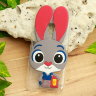 ТПУ накладка Rabbit для Meizu M5 (Розовый) фото 3 — eCase
