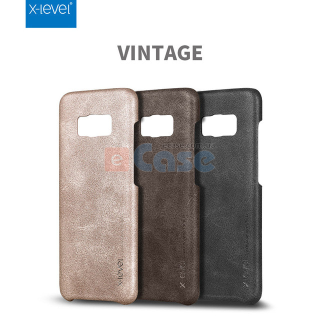 Кожаная накладка X-level Vintage для Samsung G950F Galaxy S8 фото 1 — eCase