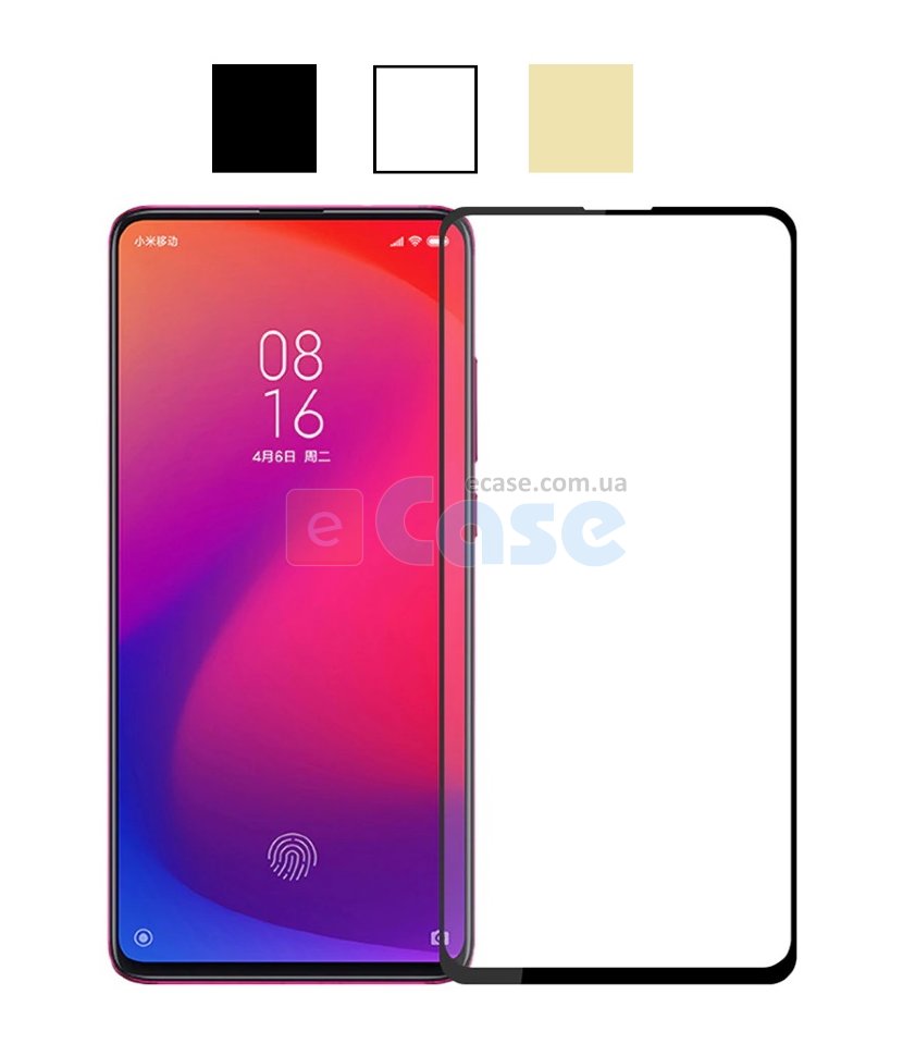 Защитное стекло для Xiaomi Redmi K20 (Tempered Glass Frame 2,5D) с рамкой фото 1 — eCase