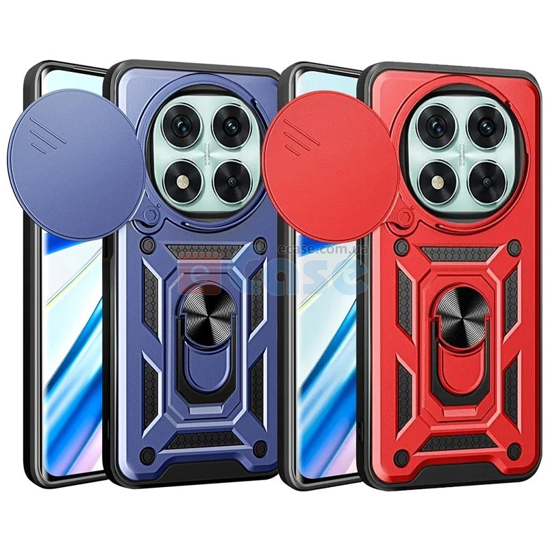 TPU+PC чехол Kvadratic Ring Gate для Xiaomi Redmi Note 14 Pro 5G фото 1 — eCase