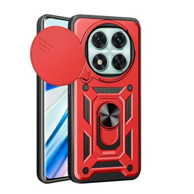 TPU+PC чехол Kvadratic Ring Gate для Xiaomi Redmi Note 14 Pro 5G — eCase