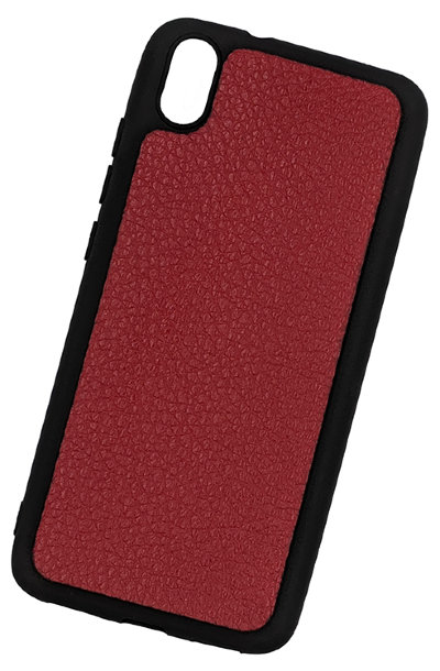 ТПУ накладка для Xiaomi Redmi 7A &quot;Cover Flotar&quot; (с вставкой из натуральной кожи) — eCase