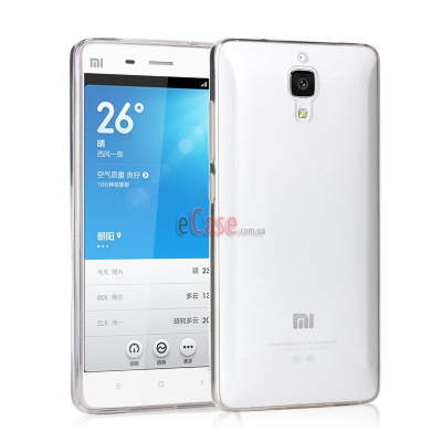 Прозора ТПУ накладка для Xiaomi Mi4 (Crystal Clear) — eCase