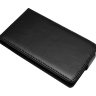 Кожаный чехол-флип для LG P970 Optimus black VBook фото 2 — eCase