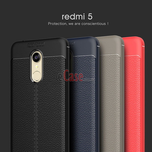 ТПУ накладка Leather для Xiaomi Redmi 5 фото 1 — eCase