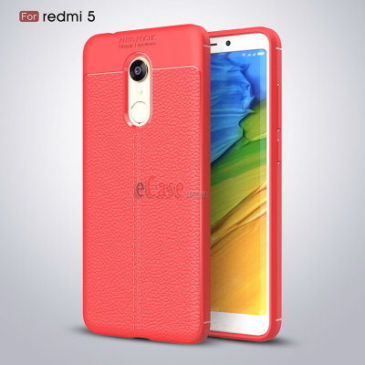 ТПУ накладка Leather для Xiaomi Redmi 5 — eCase