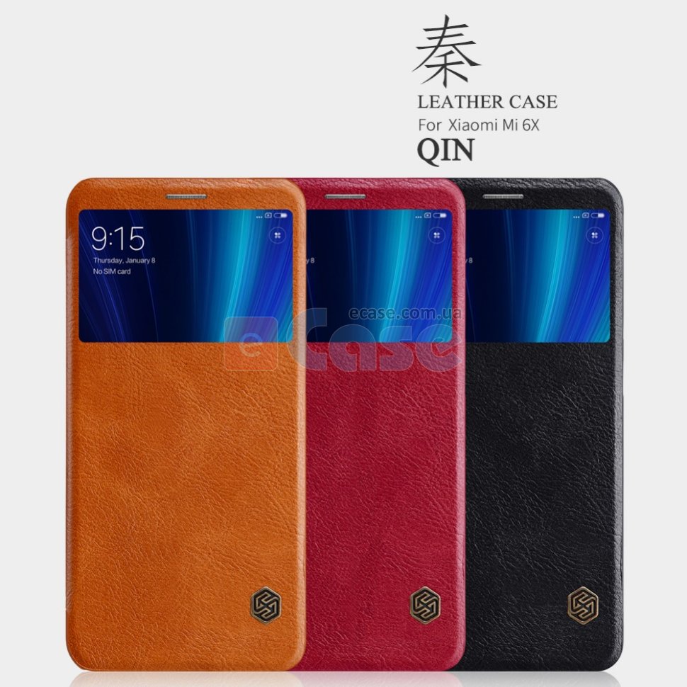 Чохол (книжка) Nillkin Qin для Xiaomi Mi6X фото 1 — eCase