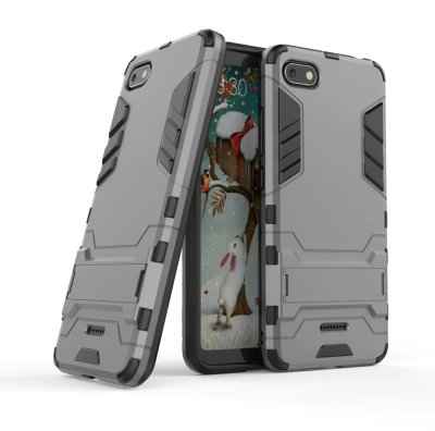 Ударопрочная накладка с ТПУ бампером для Xiaomi Redmi 6A (c подставкой) — eCase