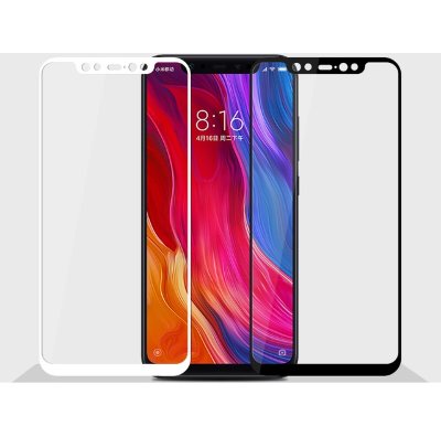 Захисне скло 5D (на весь екран) з кольоровою рамкою для Xiaomi Redmi Note 6 Pro — eCase