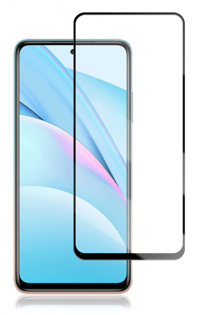 Захисне скло 4D Full-screen з кольоровою рамкою для Xiaomi Redmi Note 9 Pro 5G — eCase