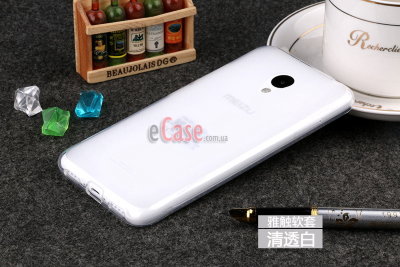 TPU накладка для Meizu M5S (матовый, однотонный) — eCase