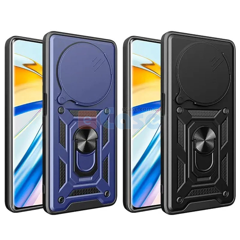 TPU+PC чехол Kvadratic Ring Gate для Xiaomi Redmi 14C фото 1 — eCase