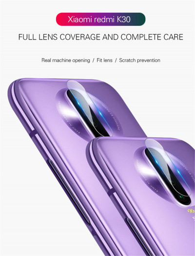 Гнучке захисне скло для камери Xiaomi Redmi K30 (прозоре) — eCase