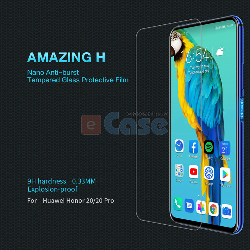Захисне скло Nillkin Anti-Explosion Glass Screen (H) для Huawei Honor 20 фото 1 — eCase