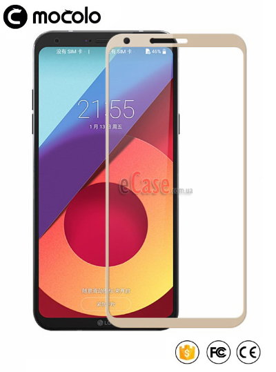 Защитное стекло MOCOLO с рамкой для LG Q6 alpha — eCase