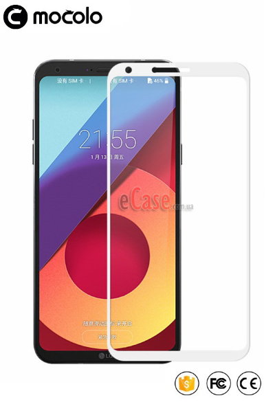 Защитное стекло MOCOLO с рамкой для LG Q6 alpha — eCase