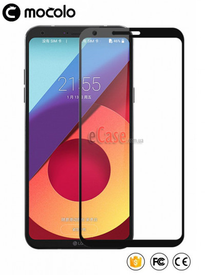 Защитное стекло MOCOLO с рамкой для LG Q6 alpha — eCase