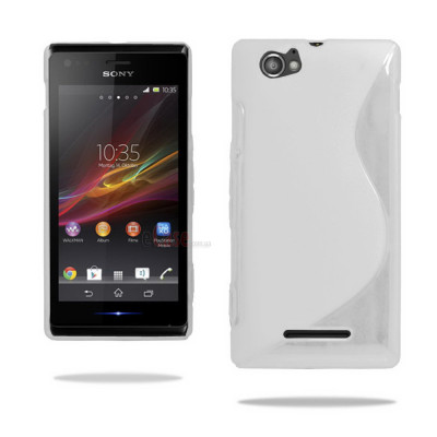 TPU накладка S-Case для Sony Xperia M dual (C2005) — eCase