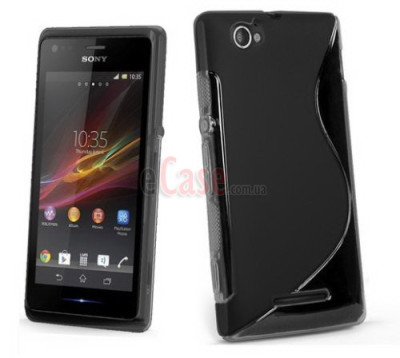 TPU накладка S-Case для Sony Xperia M dual (C2005) — eCase