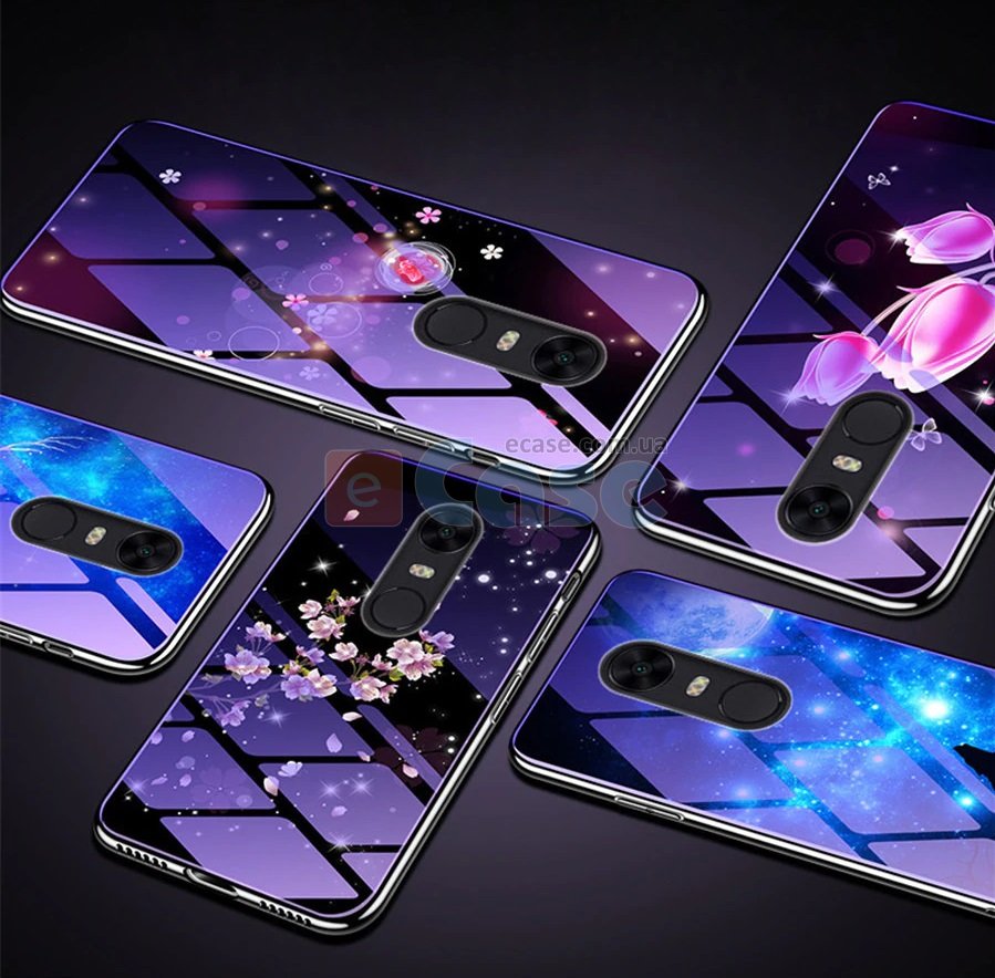 Накладка TPU + Glass Violet для Xiaomi Redmi 5 фото 1 — eCase