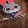 ТПУ накладка Rabbit для Meizu M3s (Розовый) фото 3 — eCase