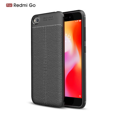 ТПУ накладка Leather для Xiaomi Redmi Go &mdash; eCase