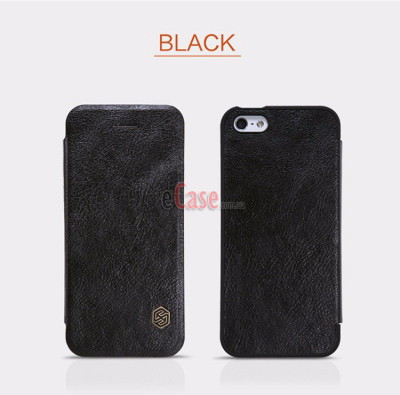 Чохол (книжка) Nillkin Qin для iPhone 5 / 5S / SE — eCase