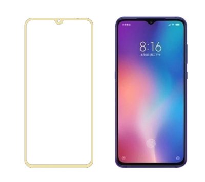 Защитное стекло 5D (на весь экран) с цветной рамкой для Samsung A705F Galaxy A70 — eCase