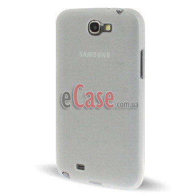 TPU накладка для Samsung N7100 Galaxy Note 2 (матовый, однотонный) — eCase