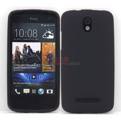 TPU накладка для HTC Desire 500 (матовий, однотонний) — eCase
