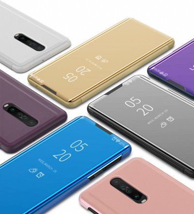 Чохол (книжка) Clear View Mirror для Xiaomi Redmi K30 — eCase