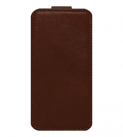 Кожаный чехол для iPhone 12 Max BiSOFF "UltraThin" (флип) &mdash; eCase