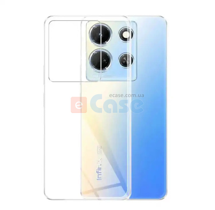 Силиконовый чехол для Infinix Note 30 Pro NFC (Crystal Clear) фото 1 — eCase