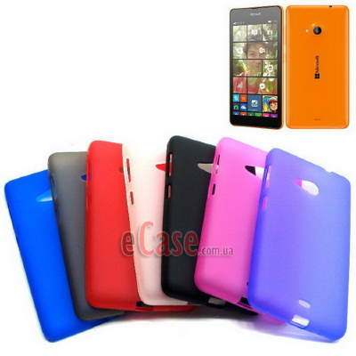TPU накладка для Microsoft Lumia 535 (матовий, однотонний) — eCase