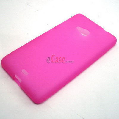 TPU накладка для Microsoft Lumia 535 (матовый, однотонный) &mdash; eCase