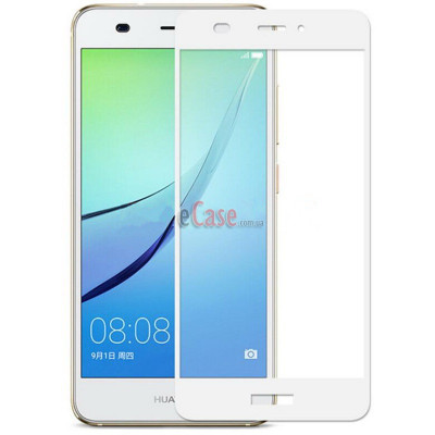 Захисне скло для Huawei Y3 2017 (Tempered Glass Frame 2,5 D) з рамкою — eCase