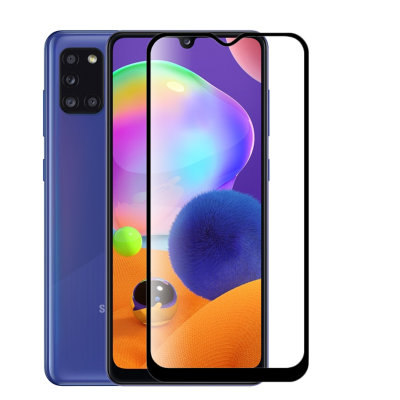 Защитное стекло Full Glue Color для Samsung Galaxy A31 — eCase