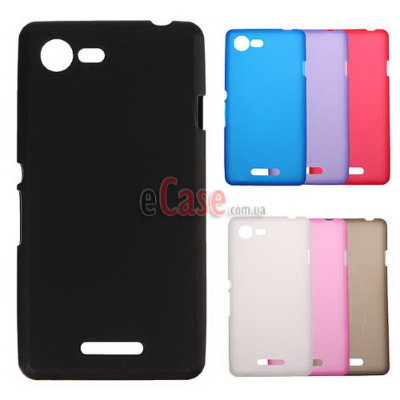 TPU накладка для Sony Xperia E1 Dual (D2105) (матовий, однотонний) — eCase