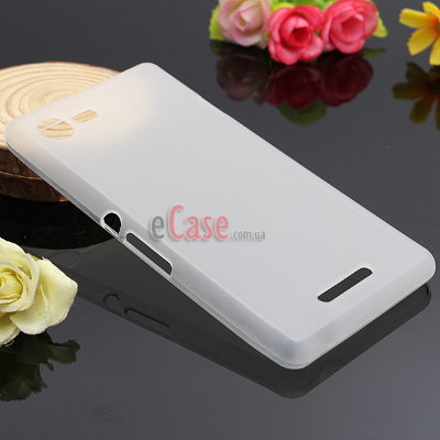 TPU накладка для Sony Xperia E1 Dual (D2105) (матовый, однотонный) — eCase
