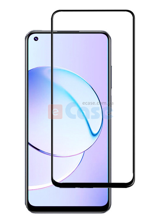 Захисне скло 5D (на весь екран) з кольоровою рамкою для Realme 10 4G фото 1 — eCase
