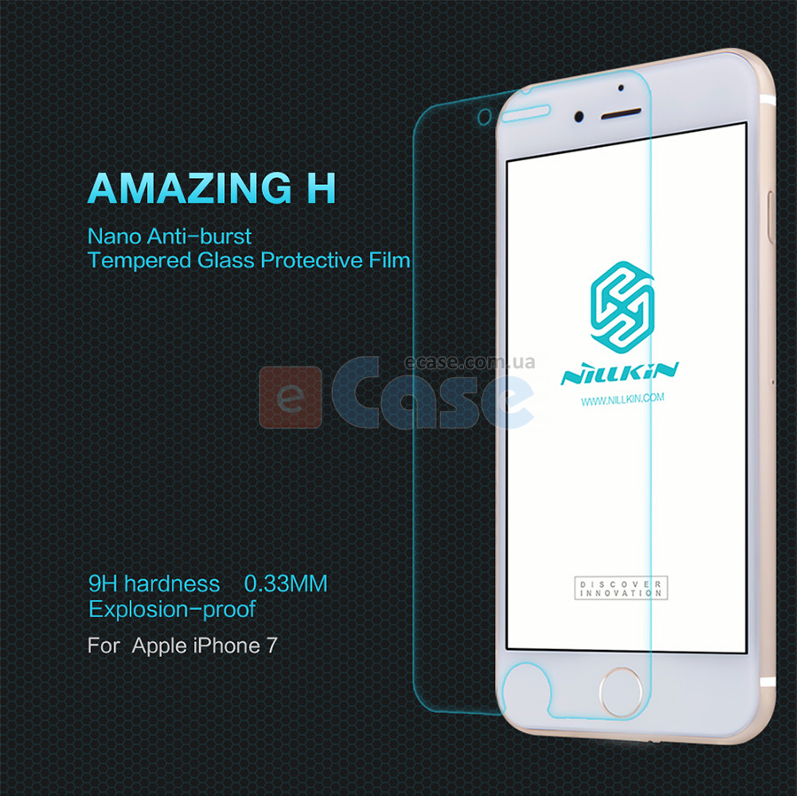 Защитное стекло Nillkin Anti-Explosion Glass Screen (H) для iPhone SE 2020 фото 1 — eCase