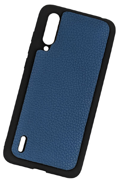 ТПУ накладка для Xiaomi Mi CC9 "Cover Flotar" (зі вставкою з натуральної шкіри) &mdash; eCase