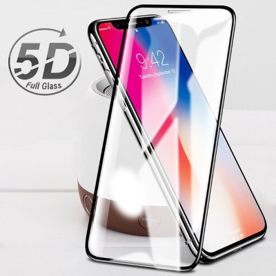 Захисне скло 5D (на весь екран) з кольоровою рамкою для iPhone 11 Pro — eCase