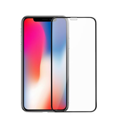 Защитное стекло 5D (на весь экран) с цветной рамкой для iPhone 11 Pro — eCase