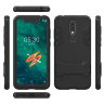Ударопрочная накладка с ТПУ бампером для Nokia 6.1 Plus (c подставкой) фото 2 — eCase