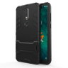 Ударопрочная накладка с ТПУ бампером для Nokia 6.1 Plus (c подставкой) фото 8 — eCase