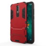 Ударопрочная накладка с ТПУ бампером для Nokia 6.1 Plus (c подставкой) фото 12 — eCase