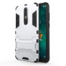 Ударопрочная накладка с ТПУ бампером для Nokia 6.1 Plus (c подставкой) фото 14 — eCase
