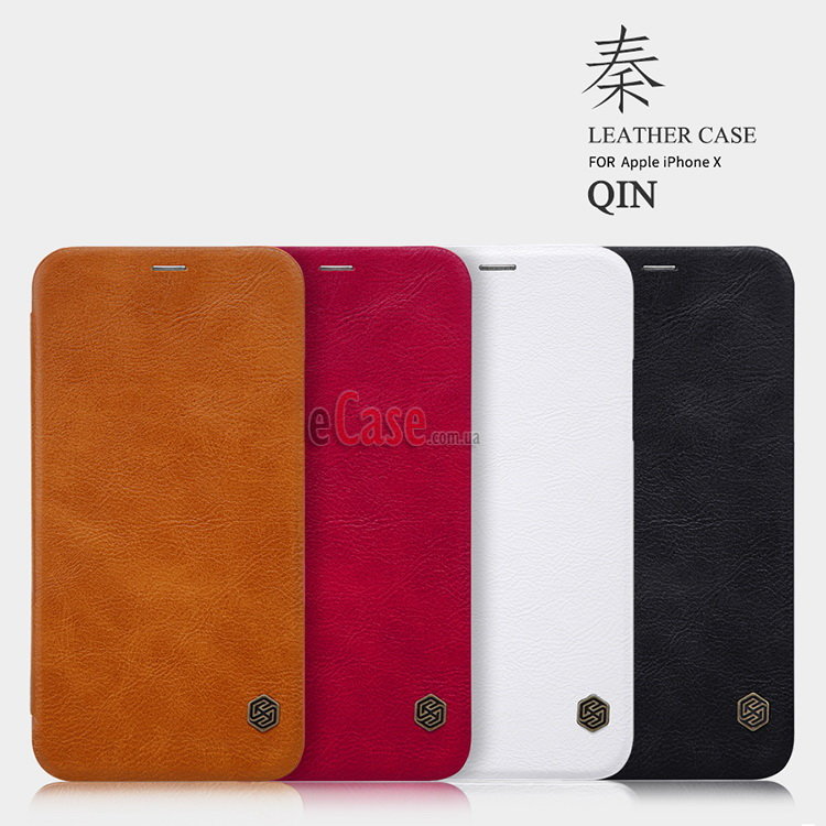Чехол (книжка) Nillkin Qin для iPhone 10 (X) фото 1 — eCase