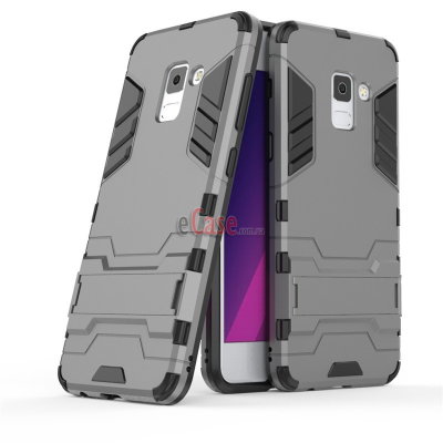 Ударопрочная накладка с ТПУ бампером для Samsung Galaxy A5 2018 (c подставкой) — eCase